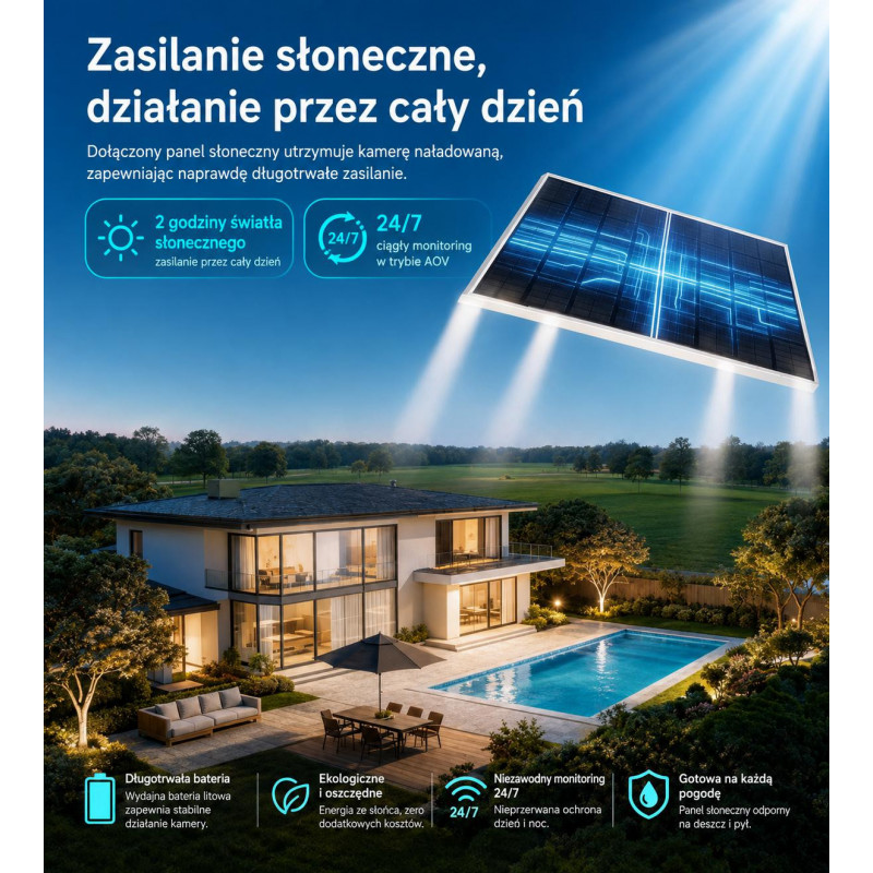 Dahua BP5E-4GP 5MP Wi-Fi 6 akumulatora IP kamera