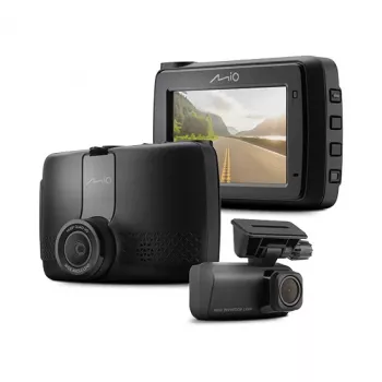 Mio MiVue 803WD Pro Dual HDR 2.5K GPS WIFI automašīnas videoregistrators ar Parking komplektu