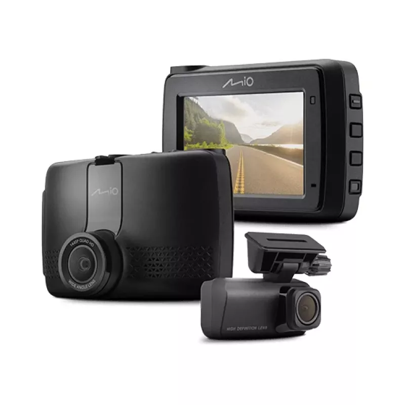 Mio MiVue 803WD Pro Dual HDR 2.5K GPS WIFI automašīnas videoregistrators ar Parking komplektu