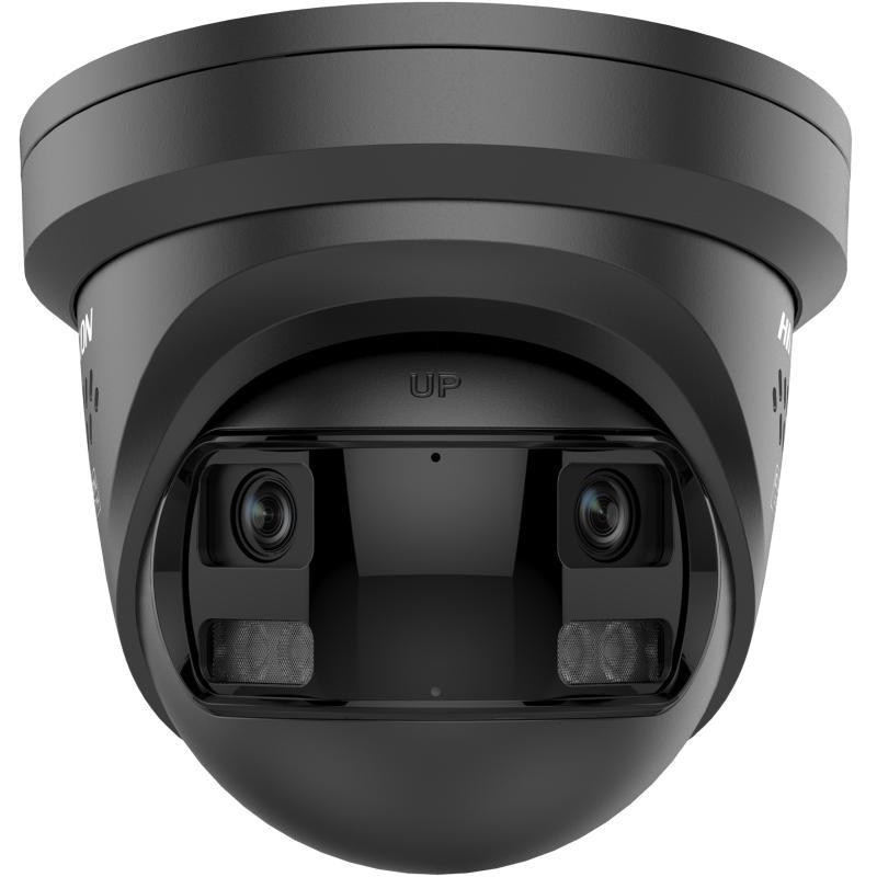 Hikvision DS-2CD2343G2P-LISU/SL 4MP 180° panorāmas kupola IP kamera, melna