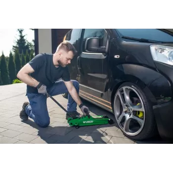 WUBER W22002 zemprofila automašīnas domkrats 2,5 t, 80-375 mm