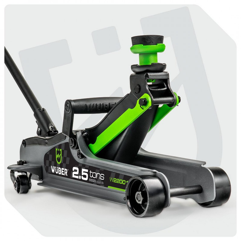 WUBER W22001 zemprofila automašīnas domkrats 2,5 t, 90-360 mm