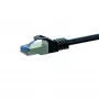 DSIT Cat6a S/FTP tīkla kabelis, 50 m, melns, LSZH