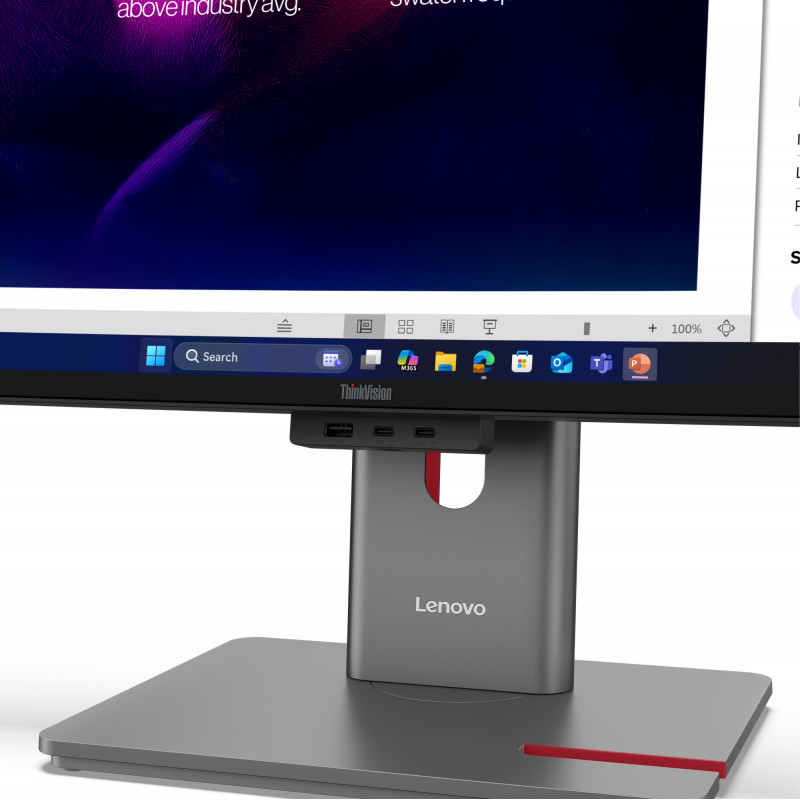 Lenovo ThinkVision P40WD-40 40 inch 5K WUHD izliekts IPS monitors, 120 Hz, doks, Daisy Chain, MC60 kamera, skaļruņi