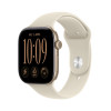 Apple Watch Series 12 GPS 46mm gaiši zelta alumīnija korpuss ar smilškrāsas sporta siksniņu - M/L