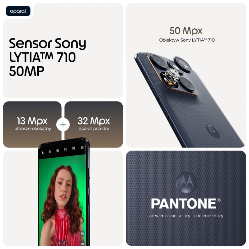 Motorola edge 70 fusion viedtālrunis 17.2 cm (6.78) Dual SIM Android 16.0 5G USB Type-C 12 GB 256 GB 7000 mAh melns