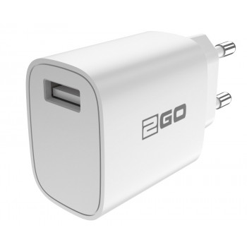2GO 797253 Mobilās ierīces lādētājs, 5 V, Balts, Iekštelpu