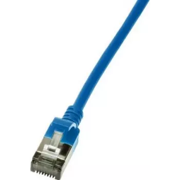 LogiLink Slim Cat6a tīkla kabelis RJ45, 0.3 m, zils