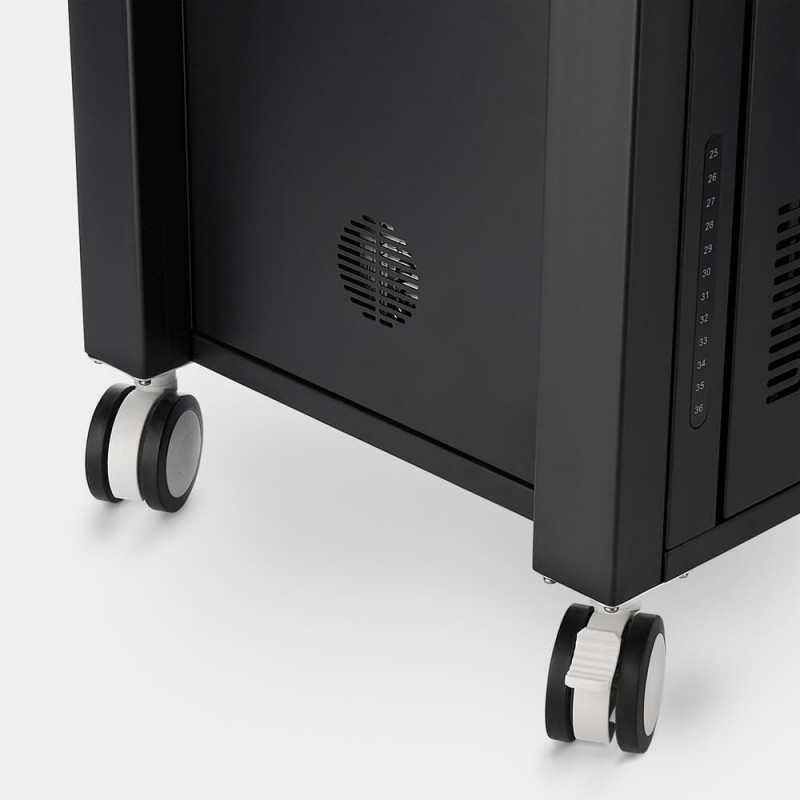 Formcase TransformerCart T36PD Perf. Plus pārnēsājams ierīču pārvaldības ratiņš, melns