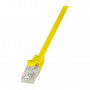 LogiLink Cat5e U/UTP tīkla kabelis RJ45, 2 m, dzeltens