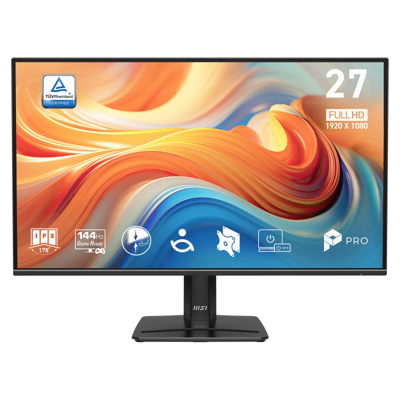 MSI 9S6-3PE9CM-001 27 inch (68,6 cm) Full HD IPS 144 Hz HDR monitors, DisplayPort, HDMI, VESA, skaļruņi
