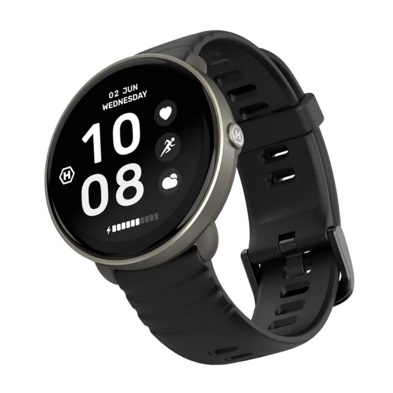 Viedpulkstenis Hammer Ventus, GPS, 1.32 inch AMOLED, melns