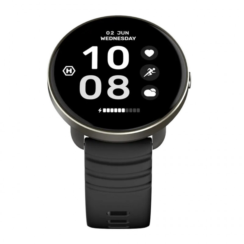 Viedpulkstenis Hammer Ventus, GPS, 1.32 inch AMOLED, melns
