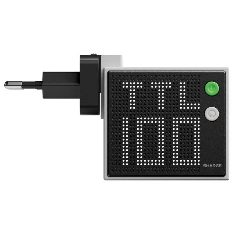 SHARGE Pixel 100 GaN lādētājs, 100W, 3x USB-C, 1x USB-A - pelēks