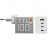 SHARGE Pixel 100 GaN lādētājs, 100W, 3x USB-C, 1x USB-A - balts