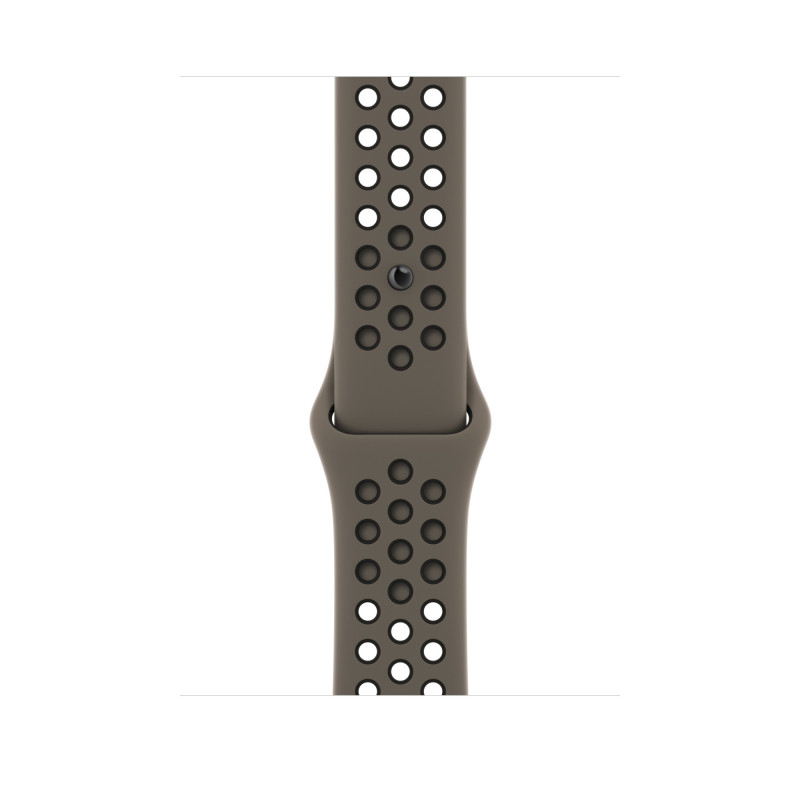 Apple Watch Nike Sport Band 45mm - Olīvzaļš pelēks/Melns