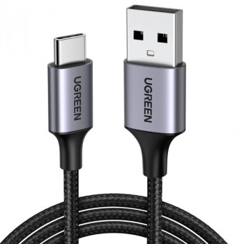 Ugreen US288 USB 2.0 kabelis USB-A uz USB-C, 3 m, melns