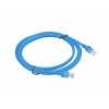 LANBERG Cat5e U/UTP savienojuma kabelis RJ45, 2 m, zils