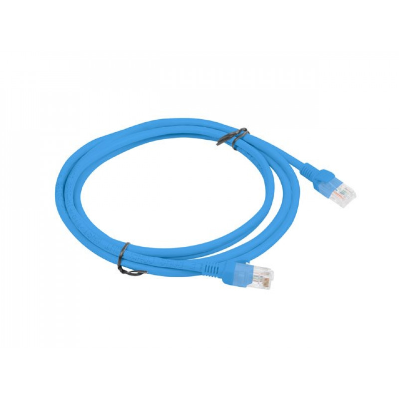 LANBERG Cat5e U/UTP savienojuma kabelis RJ45, 2 m, zils