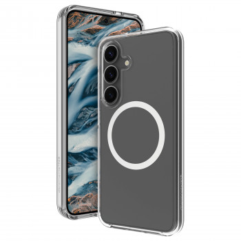 dbramante1928 Iceland Pro Qi2 aizmugurējais vāciņš Samsung Galaxy S25+, saderīgs ar MagSafe, caurspīdīgs