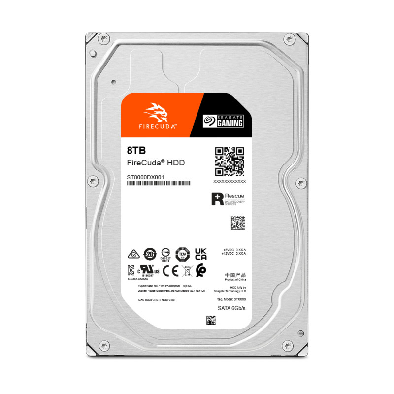 Seagate FireCuda ST8000DXA01 8TB 3.5 inch SATA 7200 apgr./min iekšējais cietais disks