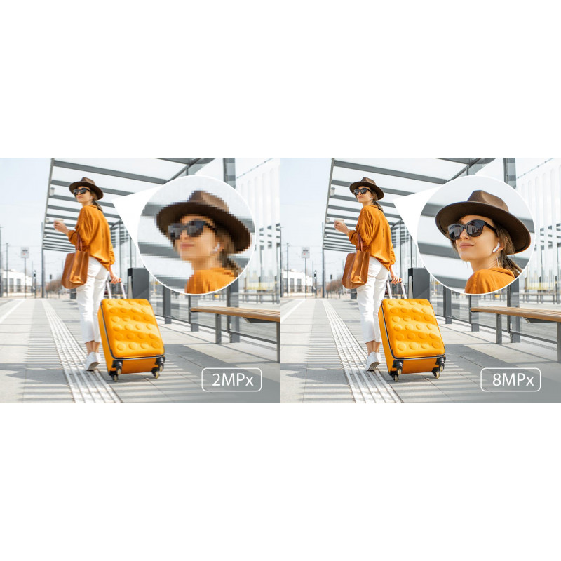 Hilook IP kamera IPC-B460HAD-LUF/SL panorāmas 6MP Smart Hybrid apgaismojums