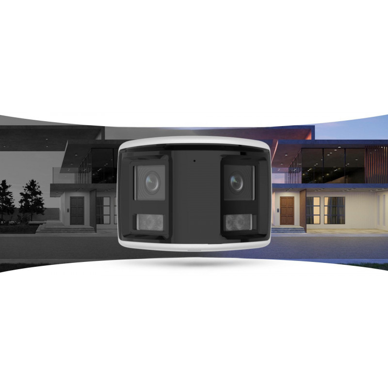 Hilook IP kamera IPC-B460HAD-LUF/SL panorāmas 6MP Smart Hybrid apgaismojums