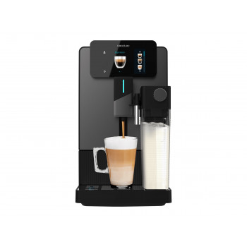Cecotec Cremmaet Latte Touch pilnībā automātiska kafijas mašīna, 19 bar, iebūvēts piena putotājs, 1500 W, melna