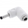InLine® DC adapteris, 4.0 x 1.7 mm, spraudnis/ligzda, leņķisks, balts