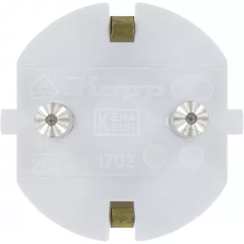 Kopp Schuko kontaktdakša, viengabala korpuss, līdz 3x1,5 mm², 16A, 250V~, IP20 (16731N)