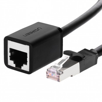 Ugreen Cat6 F/UTP tīkla kabelis RJ45, 0,5 m, melns