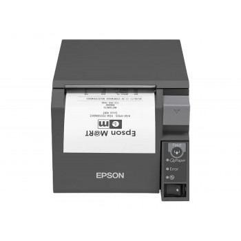 Epson TM-T70II termiskā čeku printeris, USB + Serial RS232, 80 mm, melns