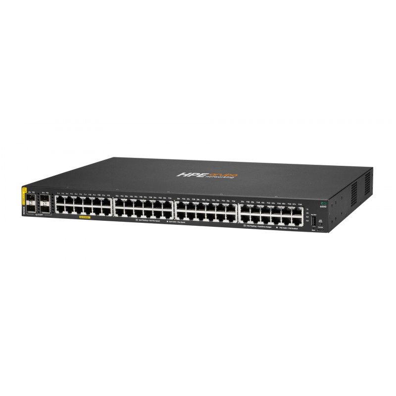 HPE R8N85B Aruba Networking CX 6000 komutators 48p CL4 PoE 4p SFP 1G 370W