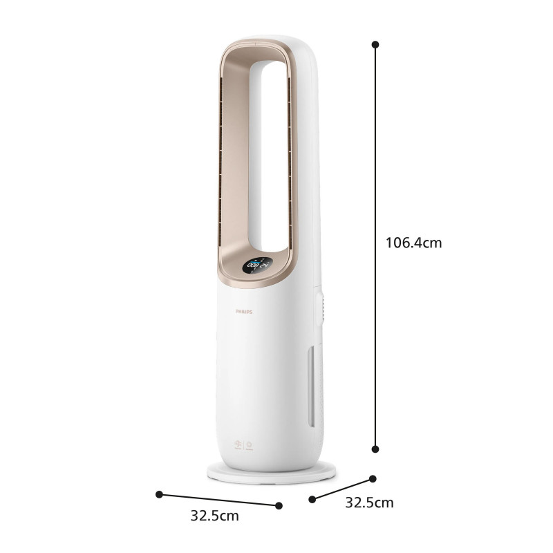 Philips Air Performer 8000 sērijas AMF870/16 3-in-1 gaisa attīrītājs ar ventilatoru un sildīšanas funkciju