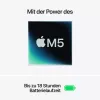 Apple MacBook Air 15 inch M5 10 kodolu CPU 10 kodolu GPU 24GB RAM 2TB SSD - sudraba, vācu klaviatūra ar Touch ID, 35W divu USB-C portu strāvas adapteris (CTO)