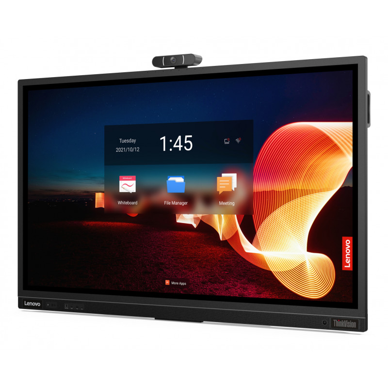 Lenovo ThinkVision T65 65 inch interaktīvs 4K skārienekrāns, LCD ar LED apgaismojumu, multitouch