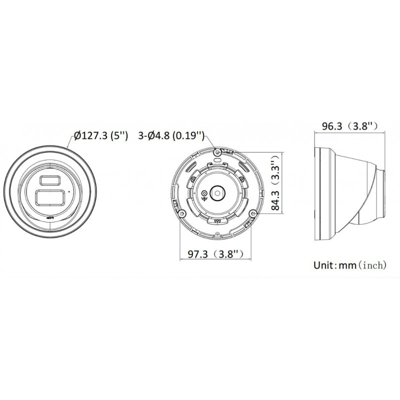 HIKVISION DS-2CD23126G3-IS2UY/SL(2.8mm)(eF) melna Turret 12MP EasyIP 4.0 Plus (DS-2CD23126G3-IS2UY/SL(2.8)(eF)BLACK) drošības kamera