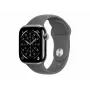 Apple Watch Series 11 GPS + Cellular 42 mm Natural titāna korpuss ar pelēku sporta siksniņu, S/M