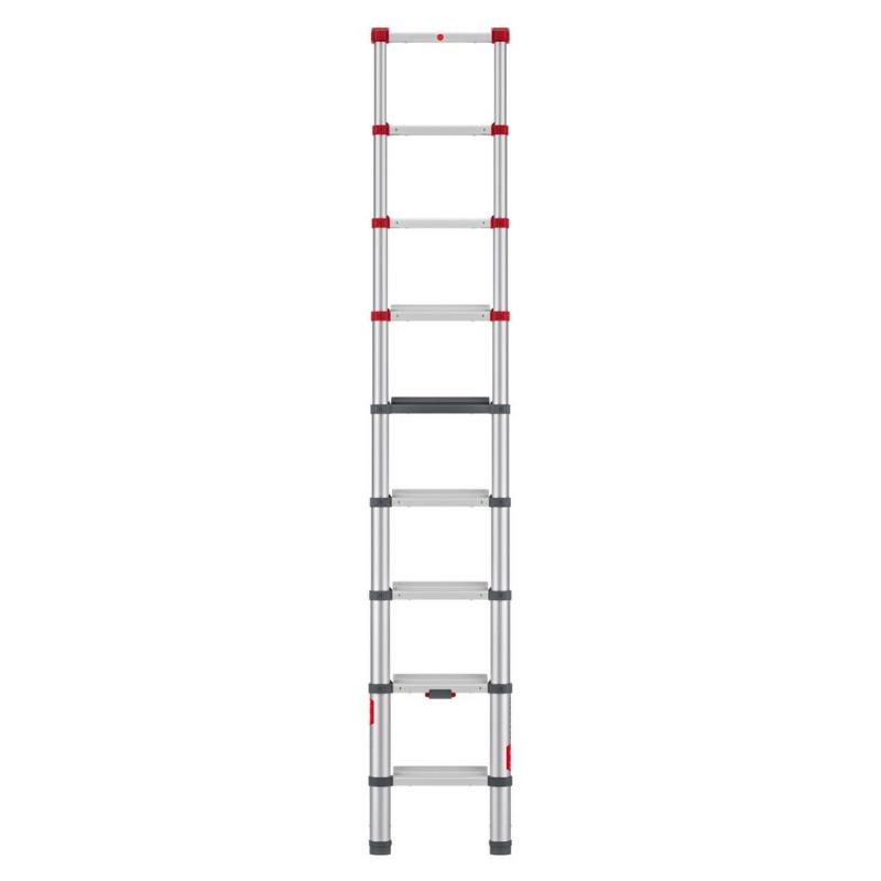 Hailo Flexline T100 teleskopiskas kāpnes, 9 pakāpieni