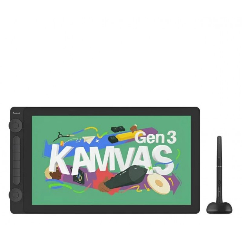 HUION Kamvas 16 Gen 3 grafiskā planšete ar ekrānu