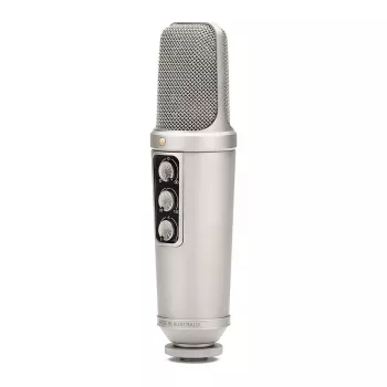 Rode NT2000 studijas mikrofons, sudraba
