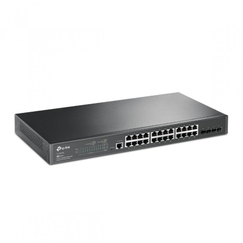 TP-Link Omada SG3428 (JetStream) 24 portu gigabitu komutators, 4x SFP, V2.4