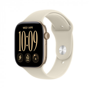 Apple Watch Series 12 (zelta, Alumīnijs, 42 mm, Sporta aproce Sand M/L)