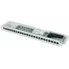 Telegärtner 100007010 19 collu moduļu turētājs, aprīkots, CAT 6a, 1U, pelēks
