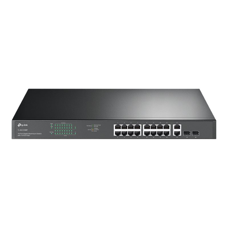 TP-Link komutators TL-SG1218MP 18 portu Gigabit PoE V5.4