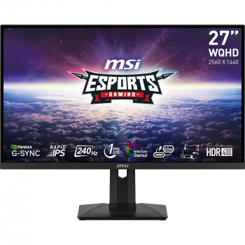 MSI G274QPXDE 68.6cm (27) QHD IPS spēļu monitors 16:9 HDMI/DP/USB-C PD65W 240Hz