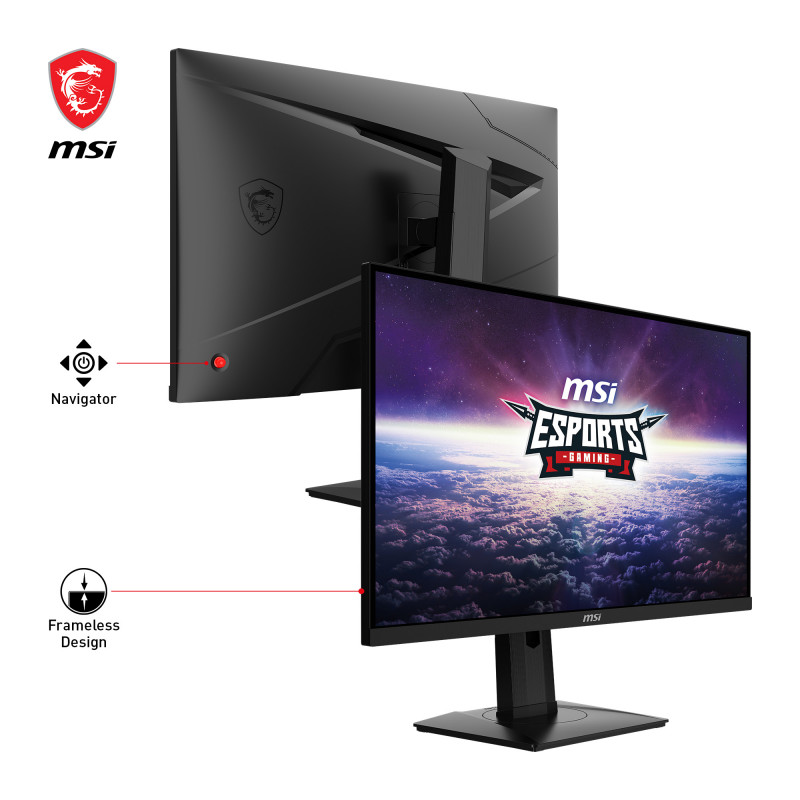 MSI G274QPXDE 68.6cm (27) QHD IPS spēļu monitors 16:9 HDMI/DP/USB-C PD65W 240Hz