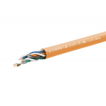 LANVIEW Cat 6 U/UTP LSZH B2ca cietais tīkla kabelis