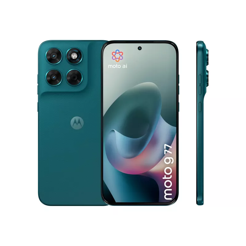 Motorola G77 8GB/128GB viedtālrunis, 6,78 inch pOLED, 5200 mAh, IP64, Dual SIM, Pantone Shaded Spruce (XT2621-2)