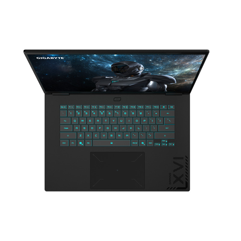 Gigabyte Gaming A16 Pro portatīvais dators - Intel Core 7 240H, 32GB RAM, 1TB SSD, NVIDIA GeForce RTX 5080, Windows 11 Home, franču klaviatūra (AZERTY)
